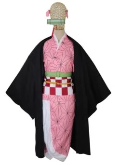 Demon Slayer Nezuko Cosplay Anime Costume Set -Anime Haven Shop image 15000103 15000098 800