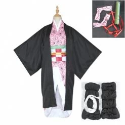 Demon Slayer Nezuko Cosplay Anime Costume Set -Anime Haven Shop image 15000104 15000099 800
