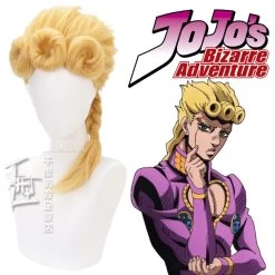Jojos Bizarre Adventure Giorno Giovanna Cosplay Wig