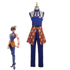 Jojos Bizarre Adventure Narancia Ghirga Cosply Costume