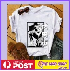 Jujutsu Kaisen T-Shirt Fushigiro Megumi - White