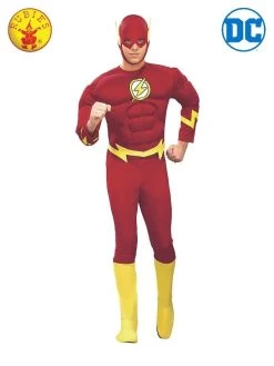 Justice League The Flash Adult Halloween Costume