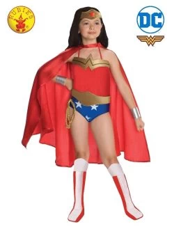 Justice League Wonder Woman Kids Holloween Costme