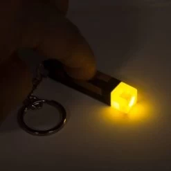 MINECRAFT NIGHT TORCH KEYCHAIN