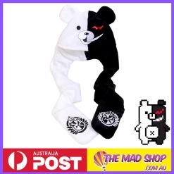 Monokuma Headwear With Scarf And Gloves