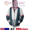 My Hero Academia Ochako Uraraka Polyester Zip Up Hoodie
