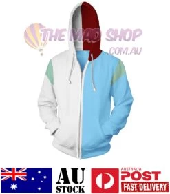 My Hero Academia Shoto Todoroki First Hero Costume Polyester Zip Up Hoodie
