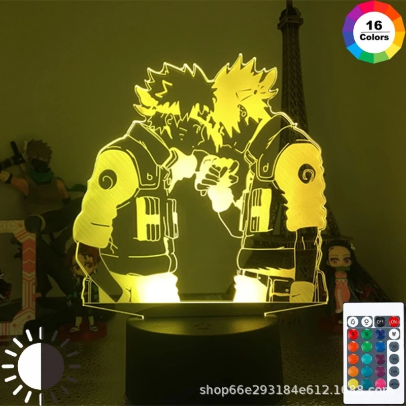 Naruto 3D Acrylic LED Night Light Lamp 1 Naruto 3D Acrylic LED Night Light Lamp