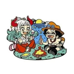 One Piece Ace And Yamato Enamel Pin