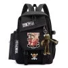 One Piece Luffy Backpack Black