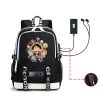 One Piece Straw Hat Crew Design Black Backpack
