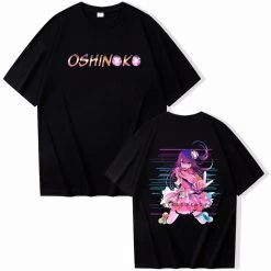 Oshi No Ko Ai Oshino Black Tshirt Adult