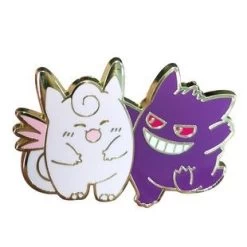 Pokemon Clefable And Gengar Enamel Pin