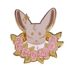 Pokemon Eevee With Roses Enamel Pin
