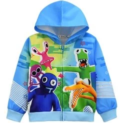 Rainbow Friends Jacket Hoodie Kid Size