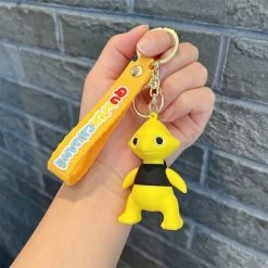 Rainbow Friends Keychain Yellow 3D Keyring