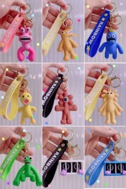 Roblox Rainbow Friends Characters Keycahin 3D Keyring
