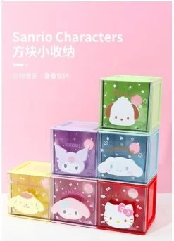 Sanrio Characters Mini Cube Sotrage Box 9x9CM