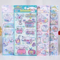Sanrio Cinnamoroll Water Filled 3D Stickers