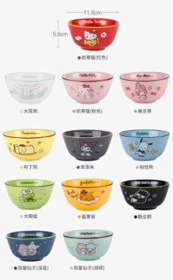 Sanrio Kawaii Characters Cute Bowl