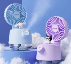Sanrio USB Rechargeable Night Light Humidifier Fan
