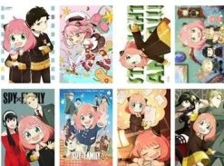 Spy X Family Anime 8pcs 42 X 29cm Room Decor Wall Poster Set