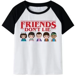 Stanger Things Friends Tshirt Adult