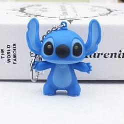 Stitch Keychain LED Lights Keyring