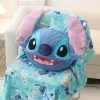 Stitch Plush Pillow & Blanket