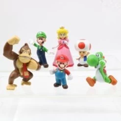 Suoer Mario Bros Display Figure Pack 6PCS