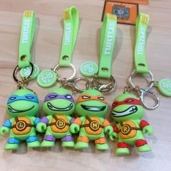 Teenage Mutant Ninja Turtles Keychain 3D Keyring