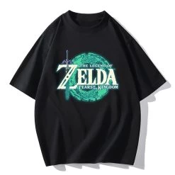 The Legend Of Zelda Black Tshirt Adult