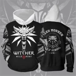 The Witcher 3: Wild Hunt - Kaer Morhen Wolf School Pull Over Hoodie