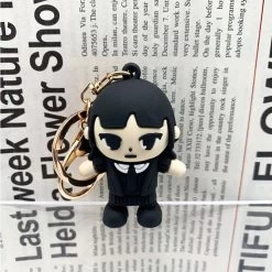 WEDNESDAY ADAMS KEYCHAIN