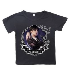 Wednesday Addams Black Tshirt Kid Size