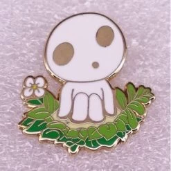Wood Spirit Ghost Enamel Pin